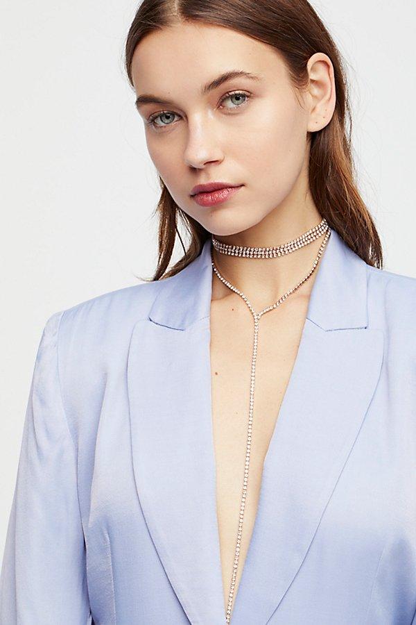 Crystal Cove Delicate Bolo Necklace By Free People